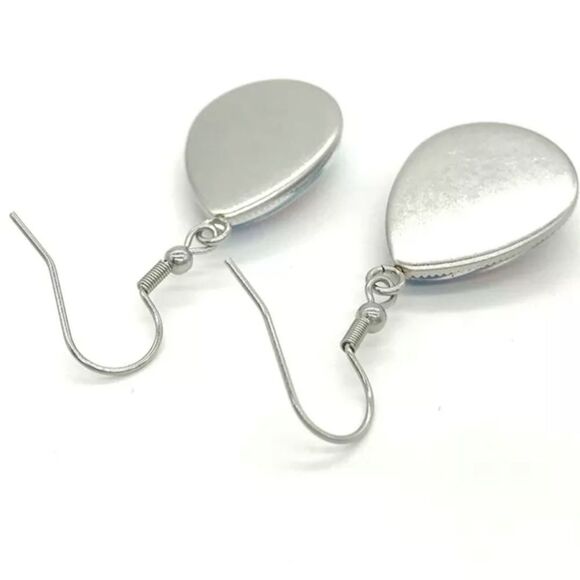 3-for-$15 Tree of Life irradescent earrings. Trans pride. New. - Picture 2 of 3